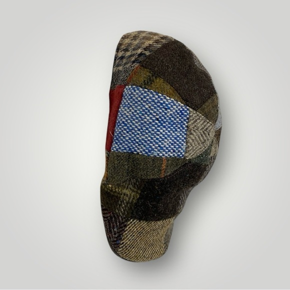 Hannah Hats Vintage  Patchwork Tweed Cap 100% Wool Made in Ireland Sz M - Picture 3 of 12